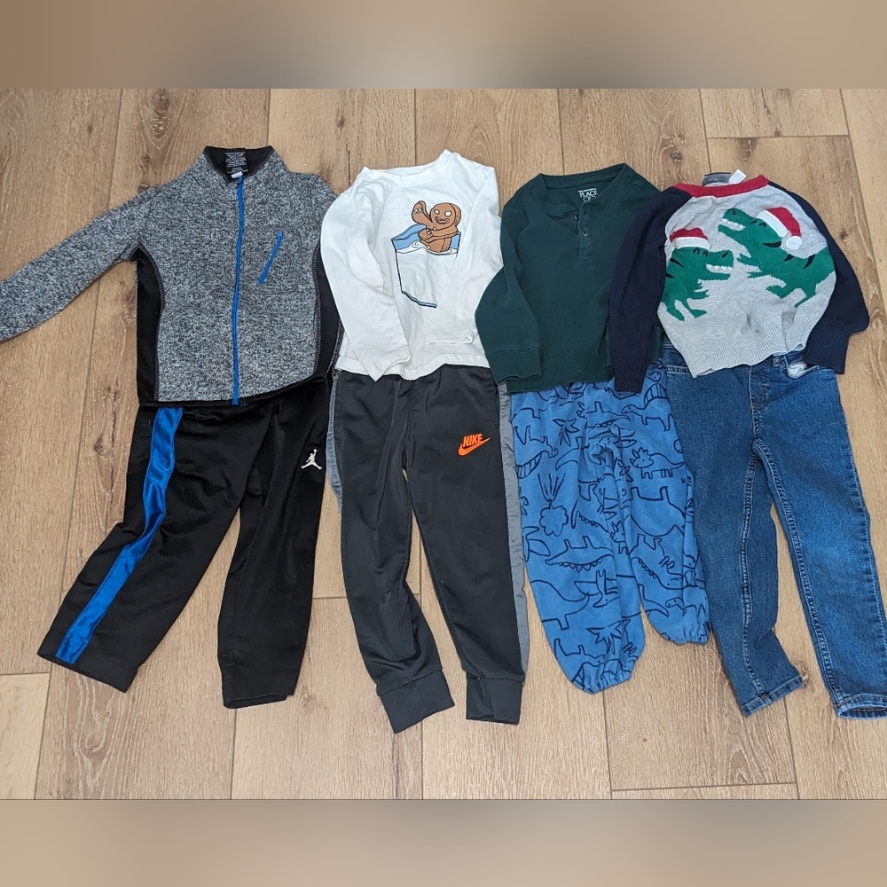 Boys 3T Fall Winter Lot Outfits Nike H&M Jordan Athletic Track